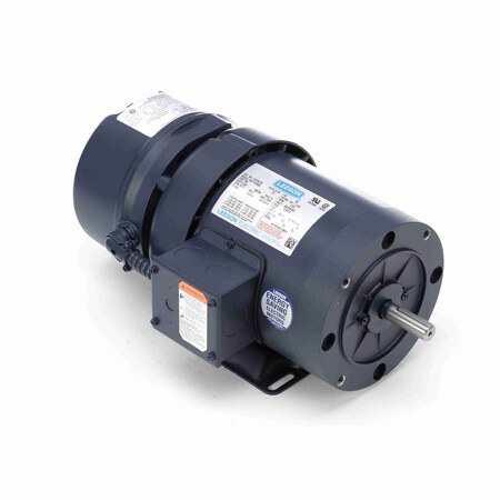 Leeson Brake Motor, 0.75 HP, 3 Ph, 60 Hz, 230/460 V, 1800 RPM, 56C, TEFC 114155.00